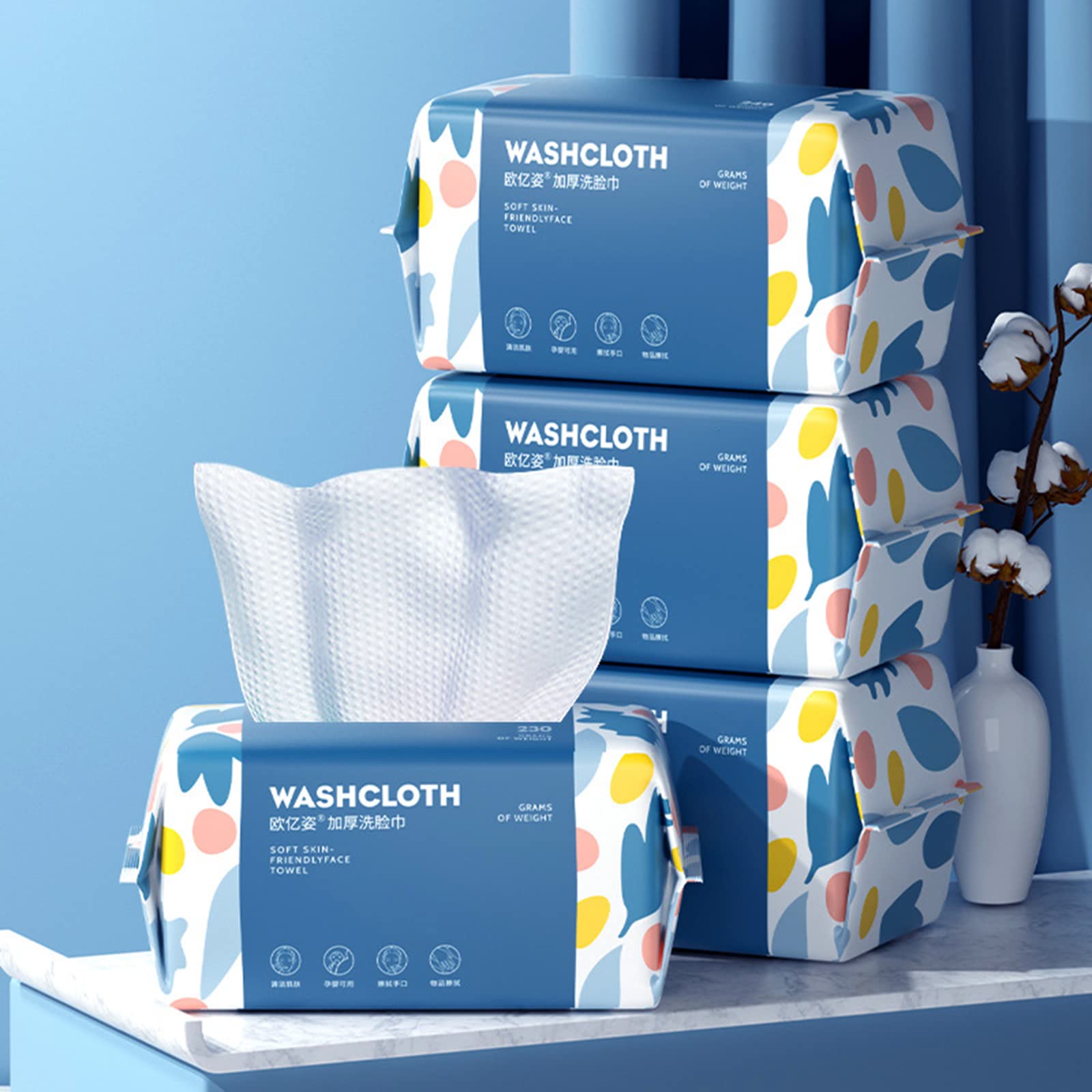 BanYakong baby care and makeup removal towels for gentle routines.