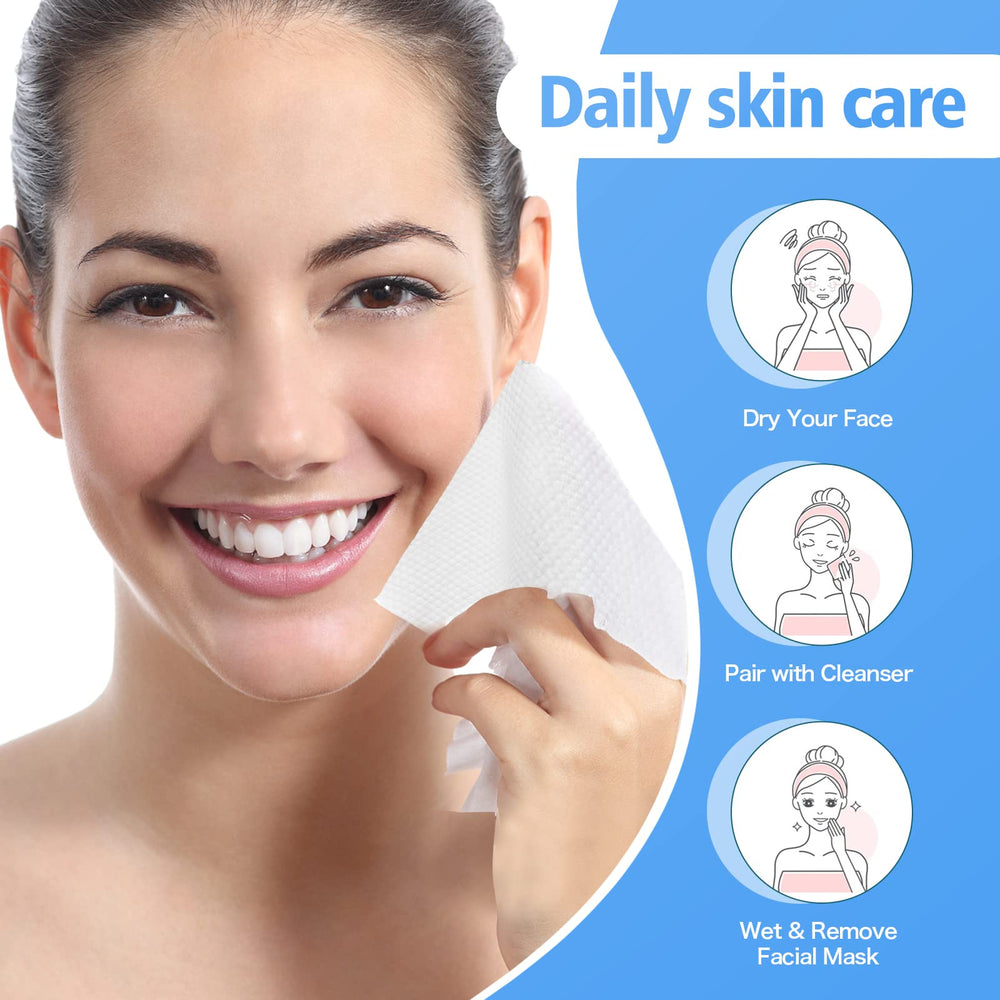BanYakong ultra-soft cotton tissue with high absorbency for gentle skincare.