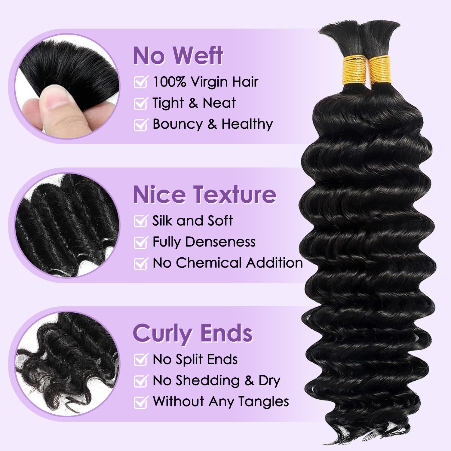 BaodanHair bohemian-style braids 20in offers soft, manageable, premium human hair