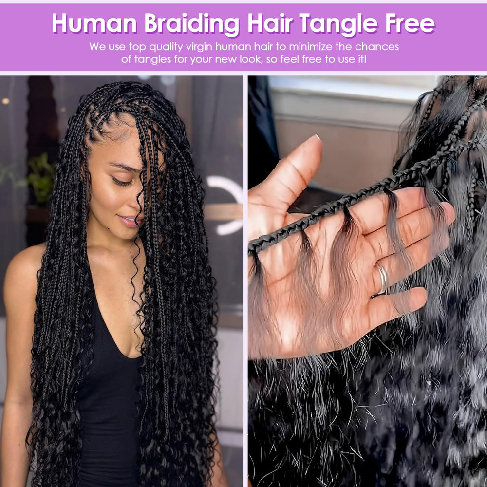 BaodanHair knotless braiding extension 20in suitable for diverse protective styles