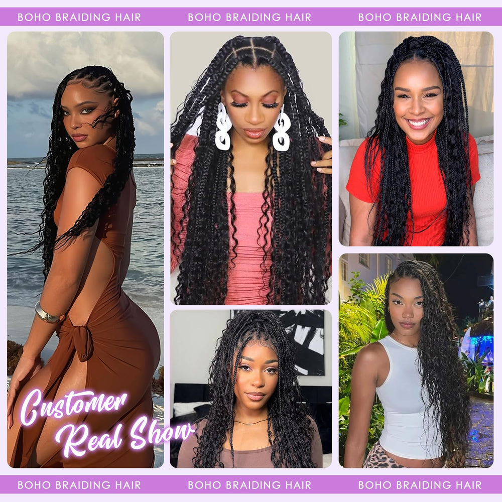 BaodanHair two bundles pack keeps full, voluminous braids