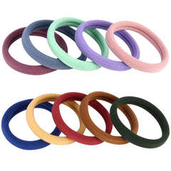 BAOLI colorful large hair ties with seamless design for snag-free styling