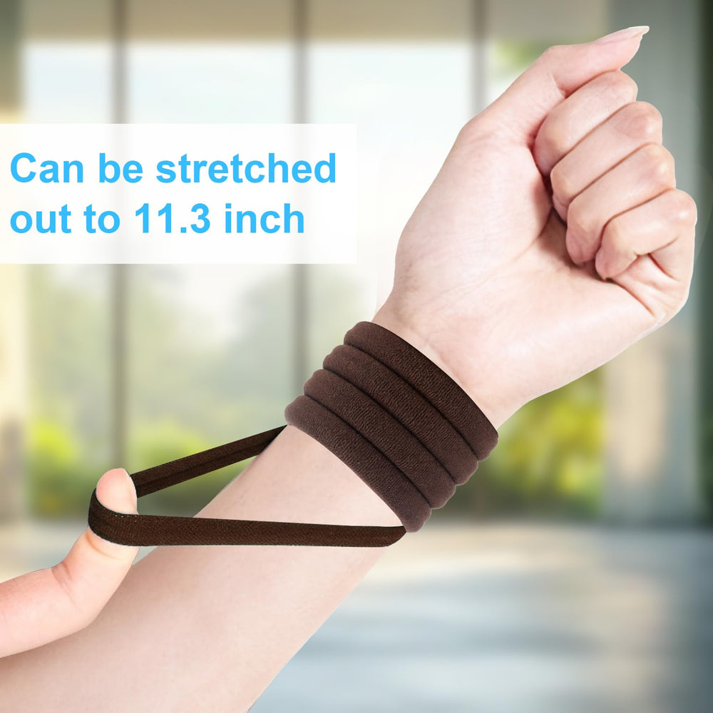 BAOLI seamless cotton-spandex hair ties for gentle styling and no pull.
