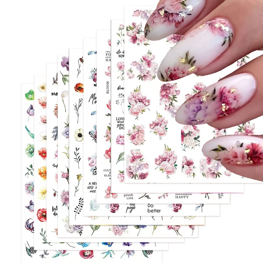 Baoximong pegatinas de uñas 03 para decoración rápida y duradera