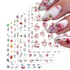 Baoximong pegatinas de uñas 03 para decoración rápida y duradera