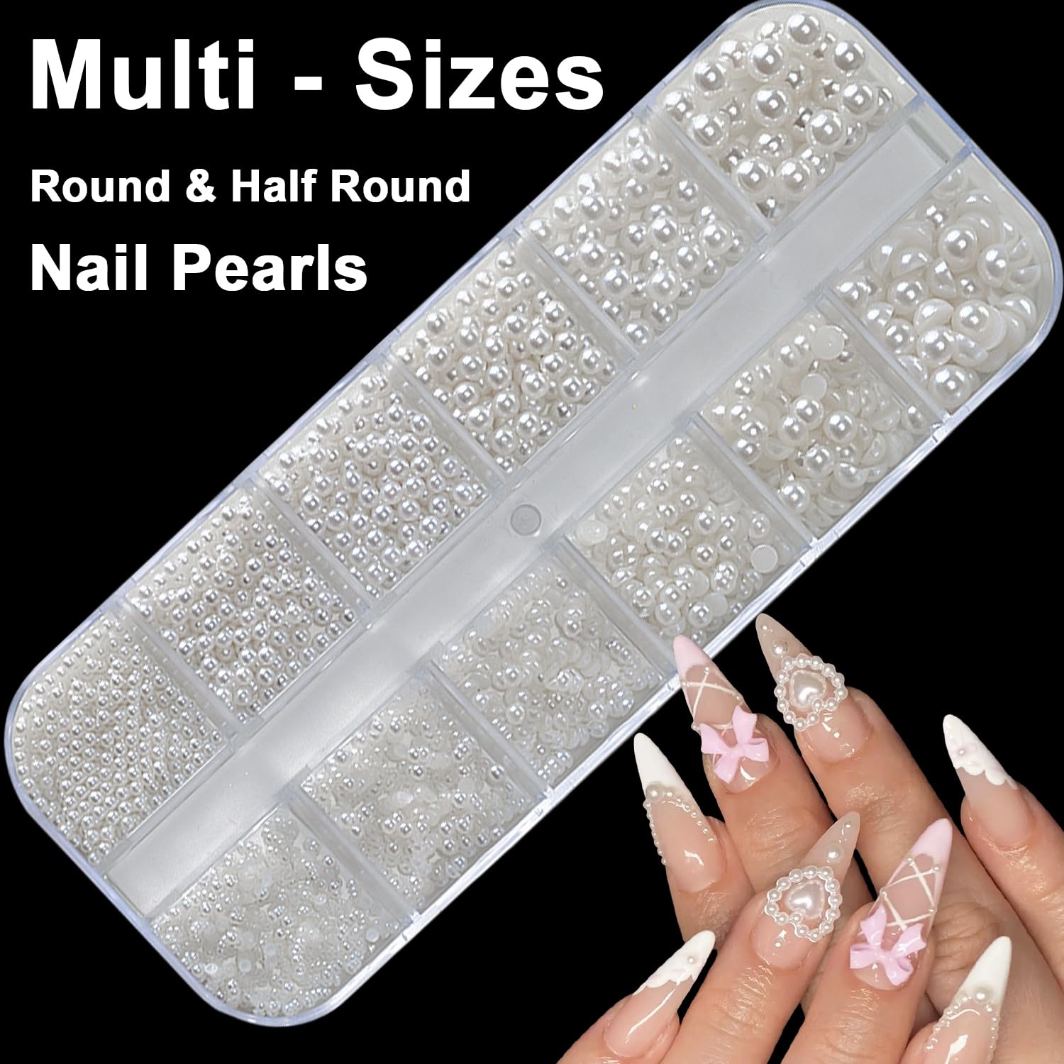BAOYAALIN tiny 2mm rhinestones for sparkling micro accents.