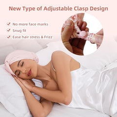 Baqzqudnl wrap de satén unisex rosa mantiene el peinado al dormir.