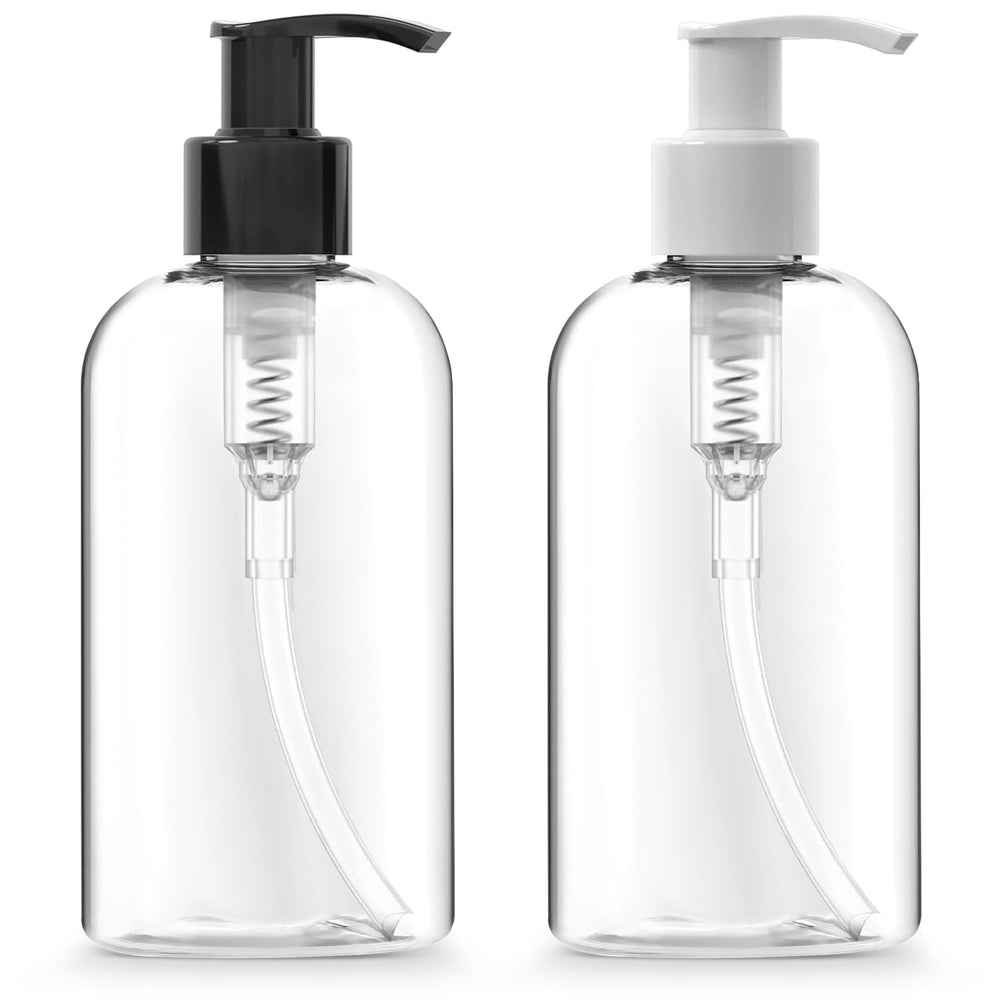 Bar5F clear pump bottle for precise lotion dispensing.