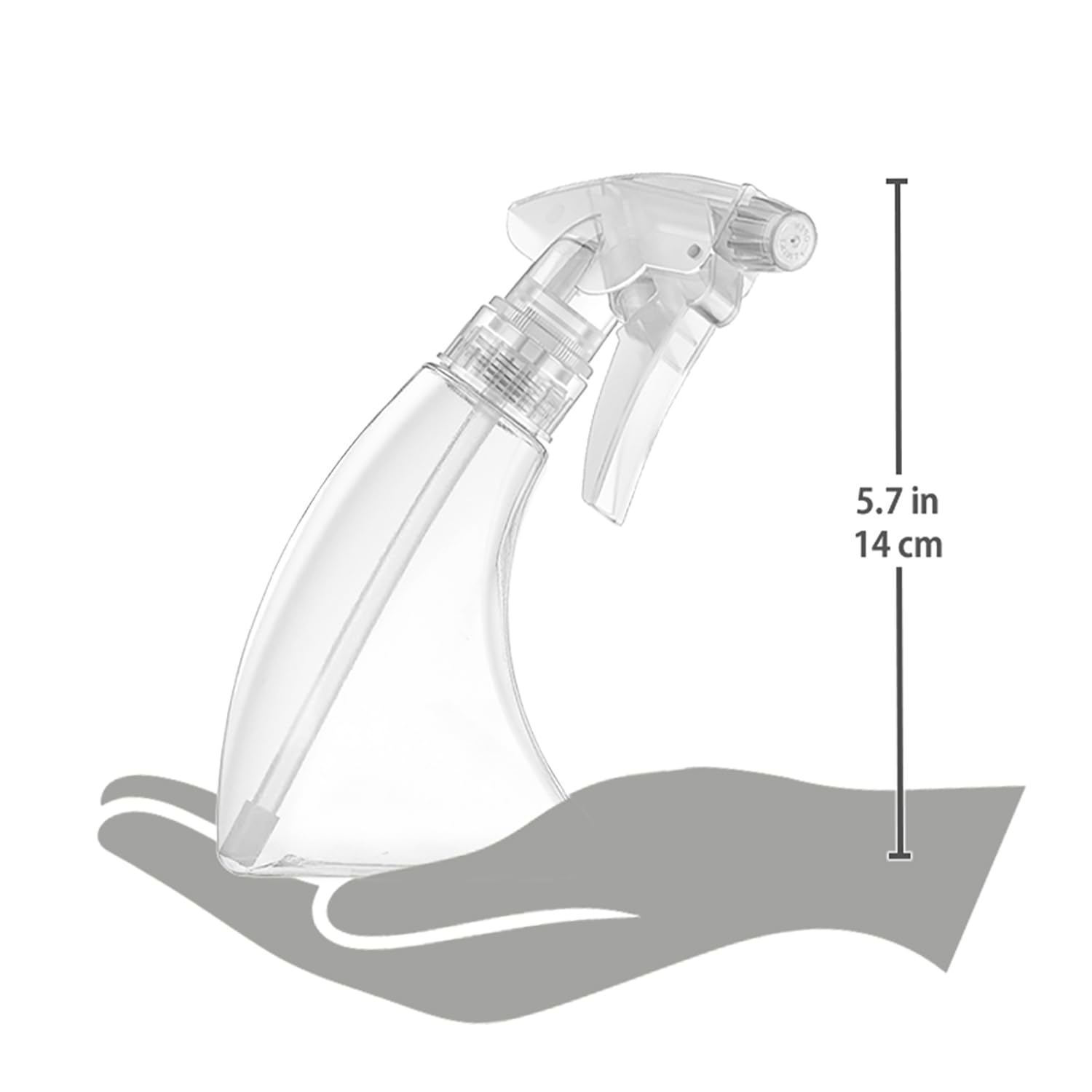 Bar5F Curve versatile bottle for hair color, cleaners, and DIY projects