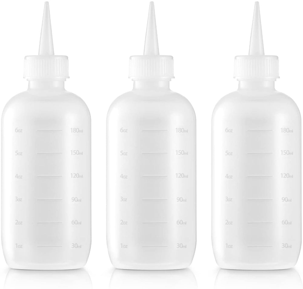 Bar5F hair color applicator bottle with precision tip for targeted dye application