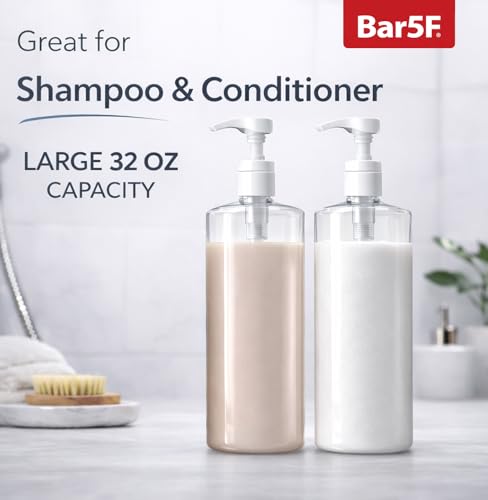 Bar5F crystal-clear bottle showcases contents with modern decor compatibility.