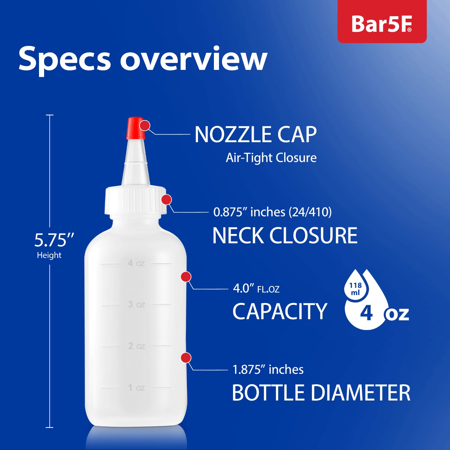 Bar5F two-pack hair applicator bottles offer durable value