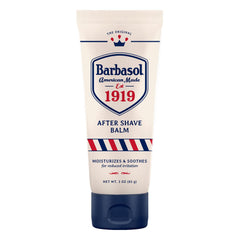 Barbasol 1919 After Shave Balm packaging showing compact 3 oz travel-friendly size