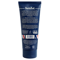 Barbasol 1919 Classic Shaving Cream swirls visible, signaling ultra-slick formula for smooth razor glide.