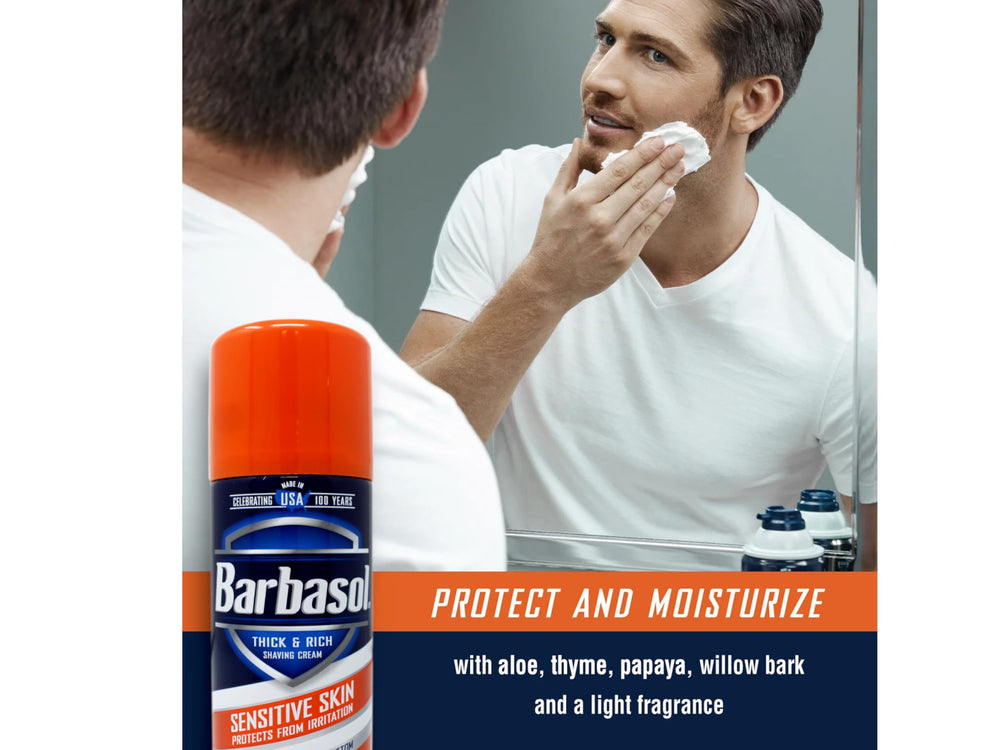 Barbasol 3-pack pack for long-lasting daily grooming