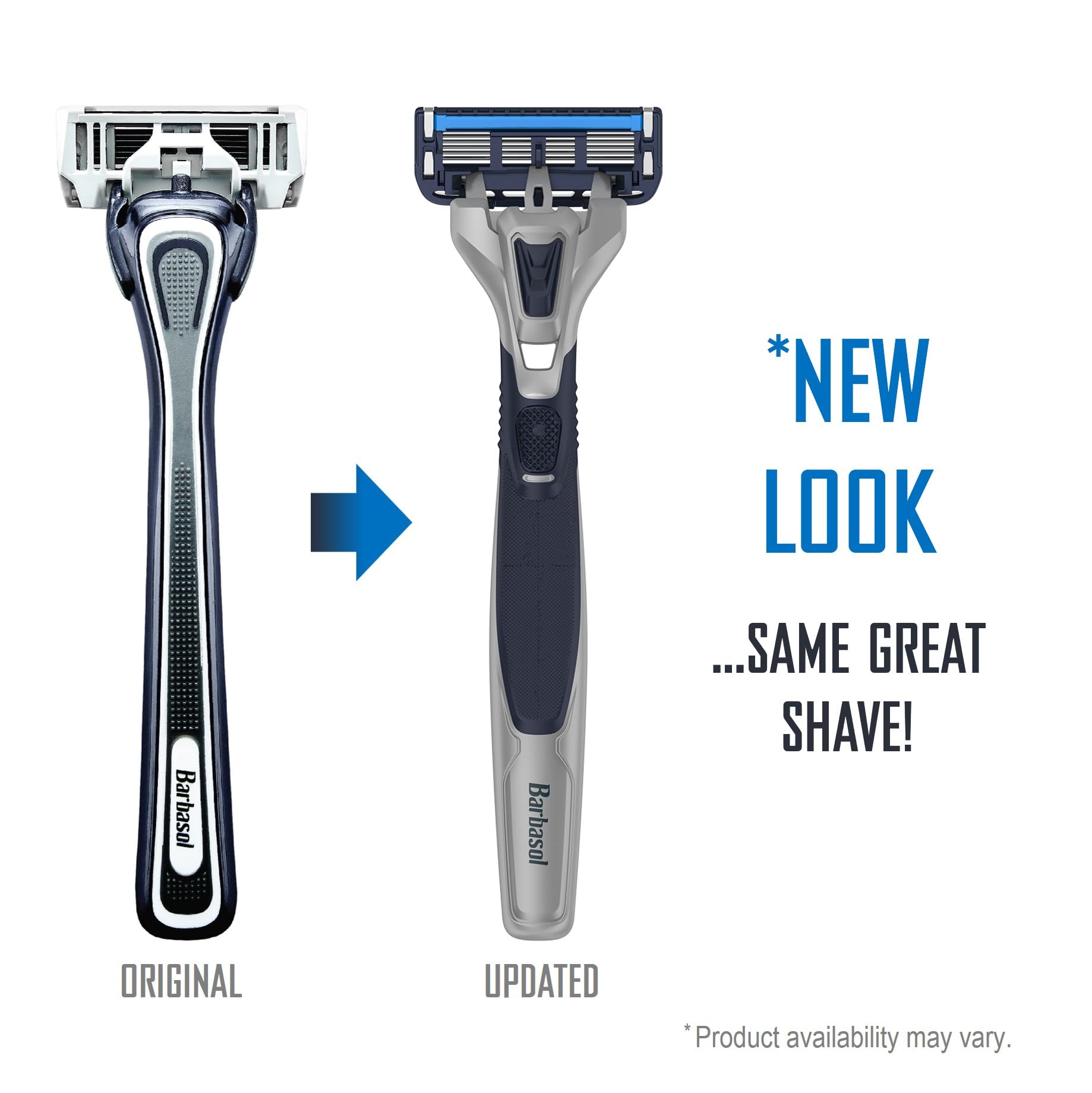 Barbasol Ultra Trimmer 7th blade refines hard-to-reach areas around nose and sideburns.