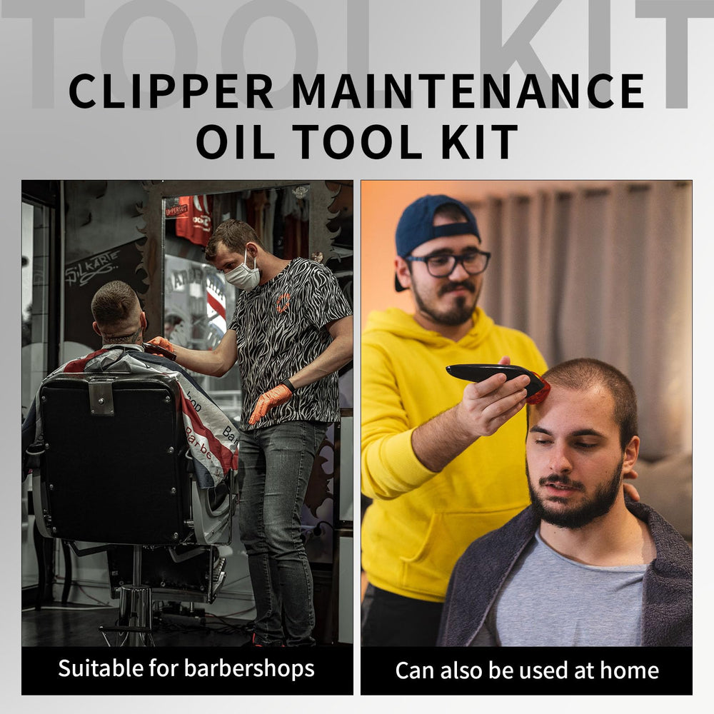 BarberTop oil set ideal for at-home grooming and professional use.