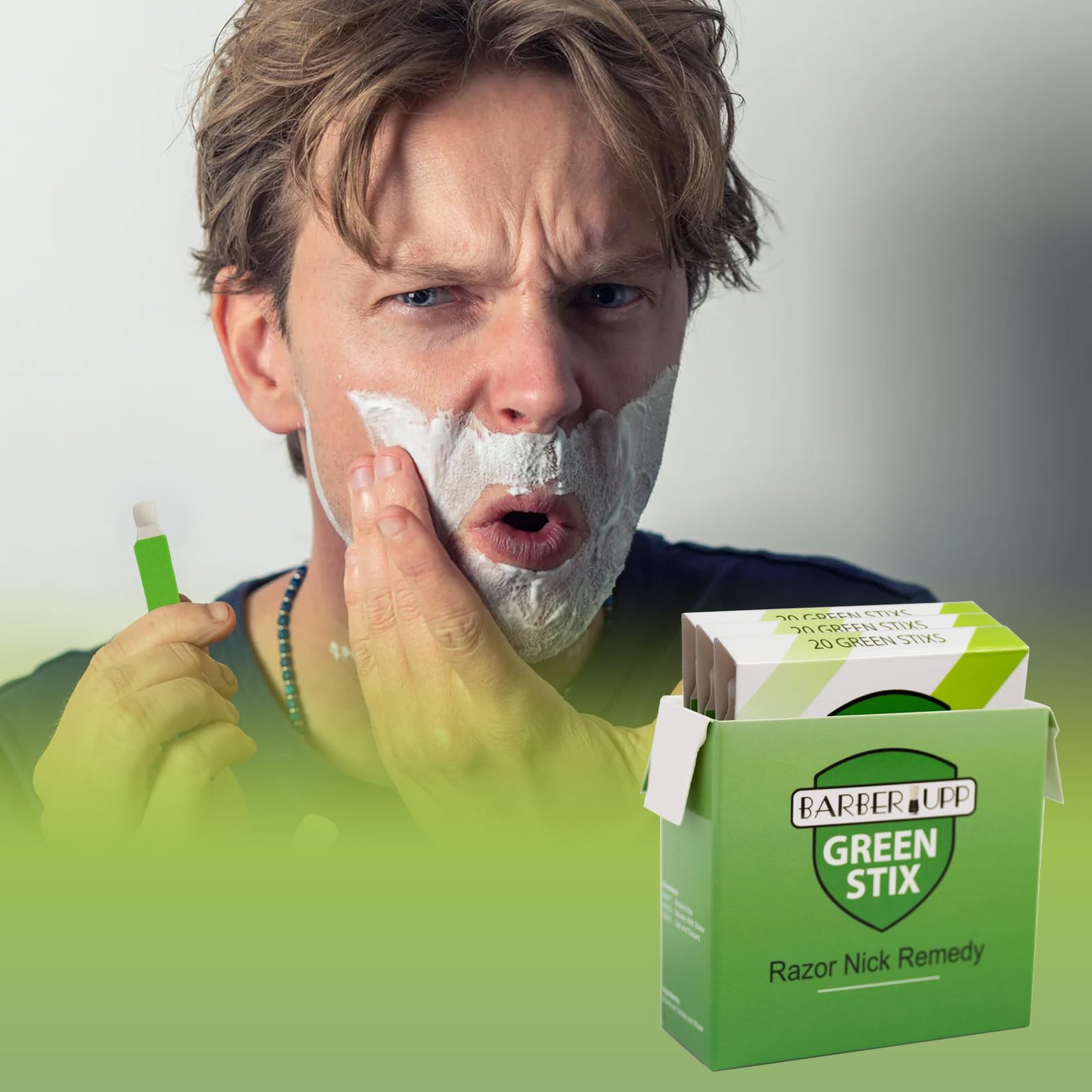 BARBERUPP Sanitary single-use sticks ensure hygiene in barbering or home use