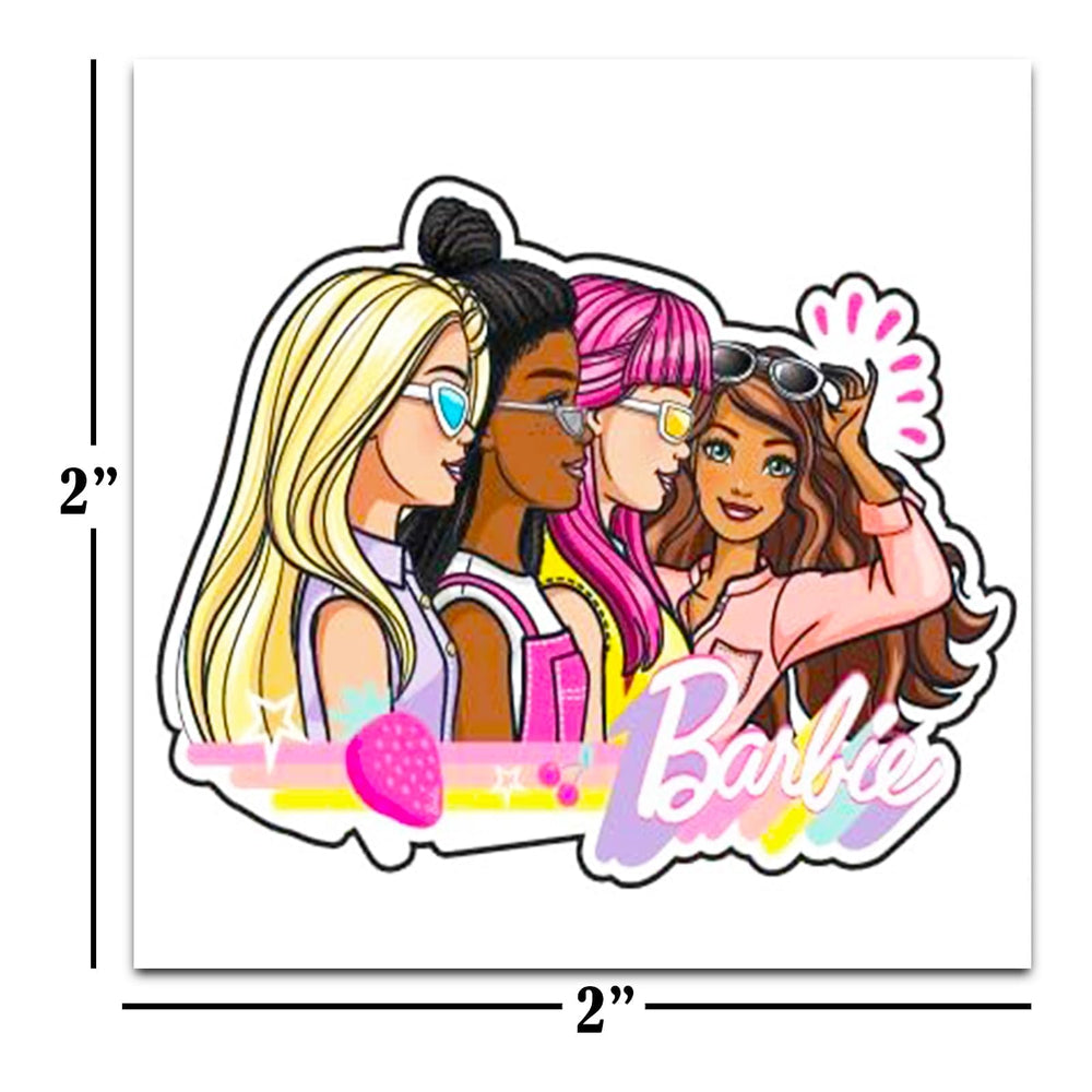 Tatuajes Barbie con diseños variados para actividades y recompensas en fiestas infantiles