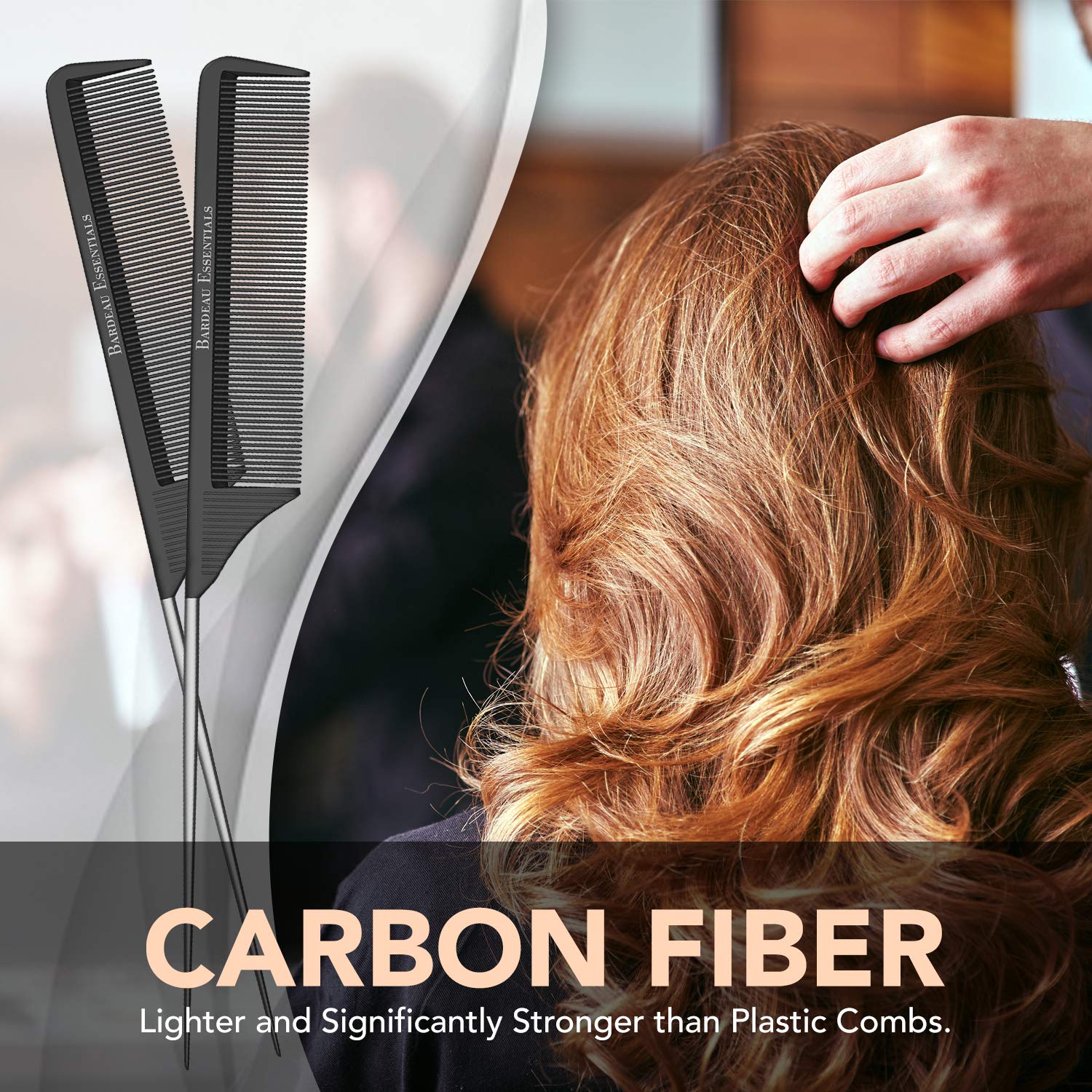 Bardeau Essentials heat resistant design up to 356°F for safe styling near hot tools