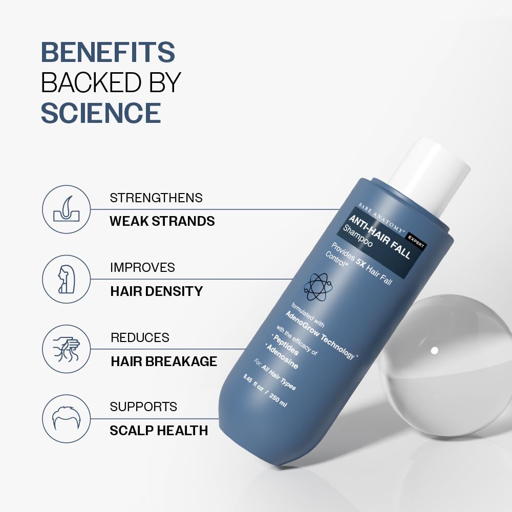 Bare Anatomy Champú, masaje en raíces para activar la circulación.