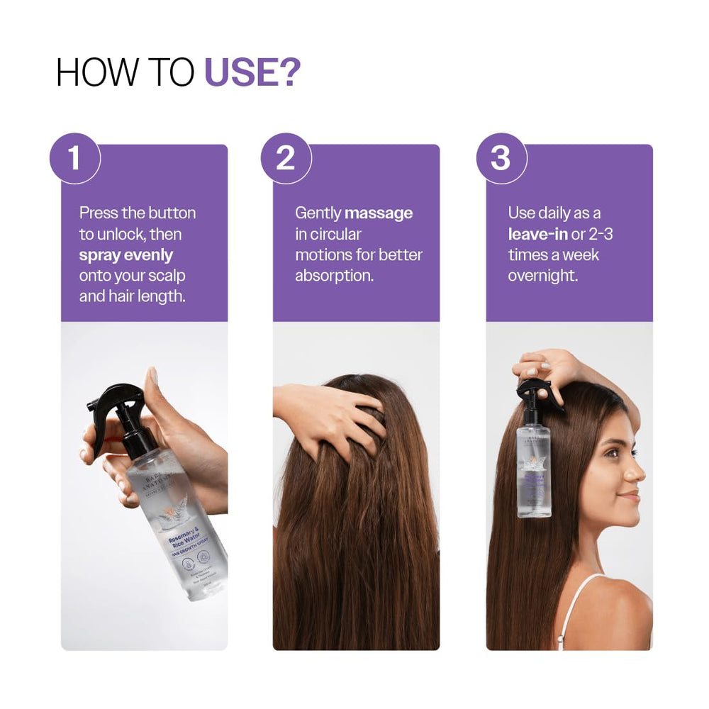 Bare Anatomy uso nocturno para cabello cuidado sin enjuague.
