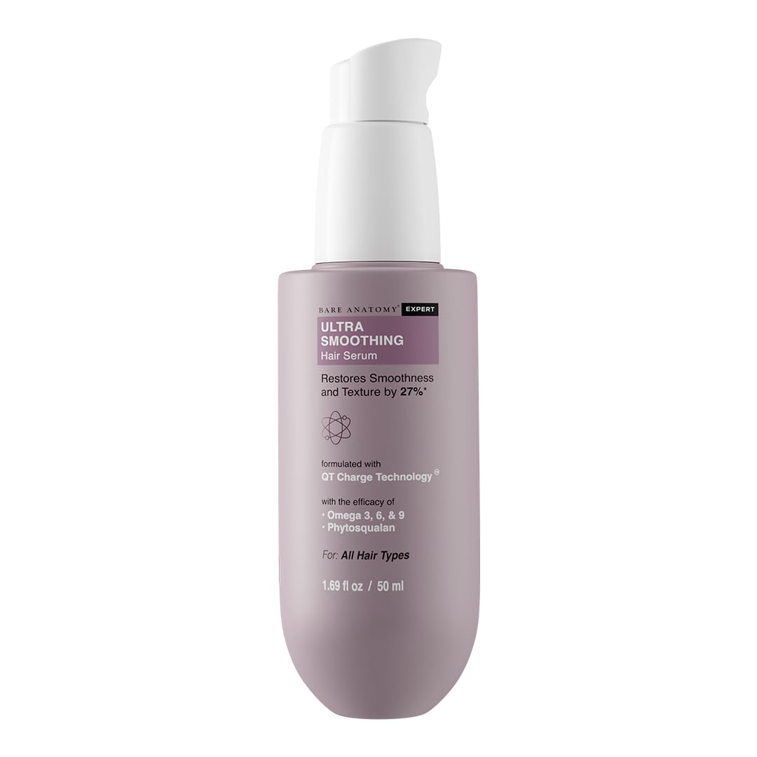 Bare Anatomy Ultra Serum para cabello, botella vertida, aporta hidratación suave