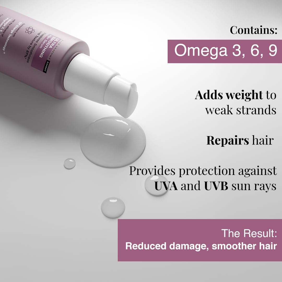 Bare Anatomy Ultra Serum, cabello con brillo suave tras uso