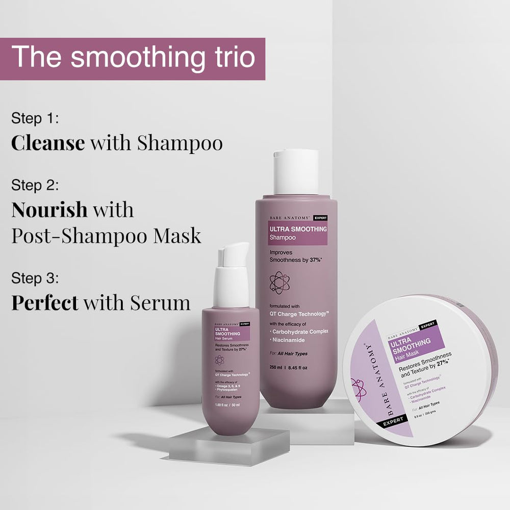 Bare Anatomy Ultra Suavizado Champú: uso diario para cabello manejable y con textura natural.
