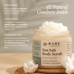 Bare Botanics wooden spoon included for easy scooping and pampering