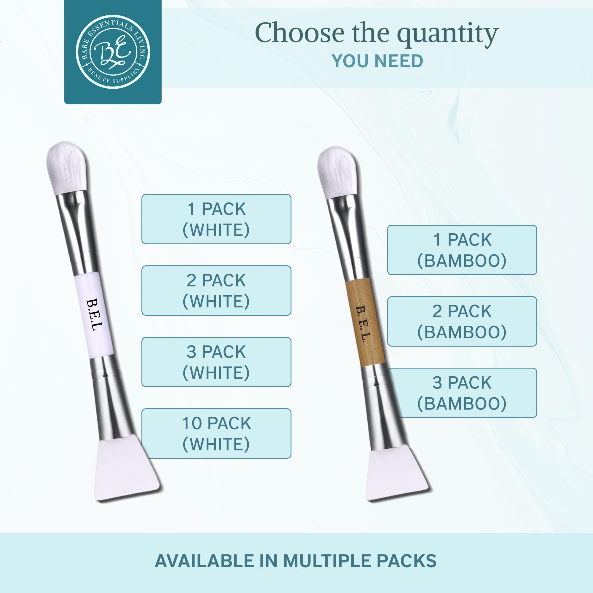 Bare Essentials Living compact tool supports clean, efficient application at home and in spa.
