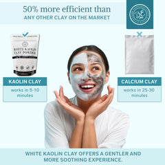 Bare Essentials Living Kaolin Blanco para bomba de baño, textura suave y uso relajante