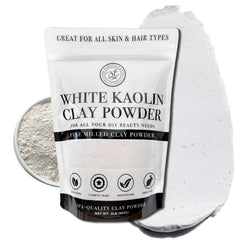 Bare Essentials Living Kaolin Blanco para mascarilla facial, limpieza suave y piel equilibrada
