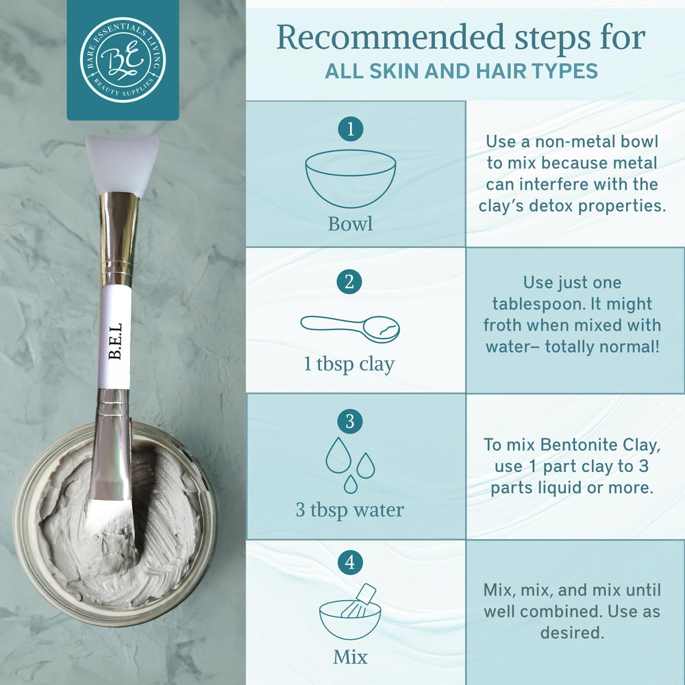 Bare Essentials Living clay powder for seed bombs and DIY projects.