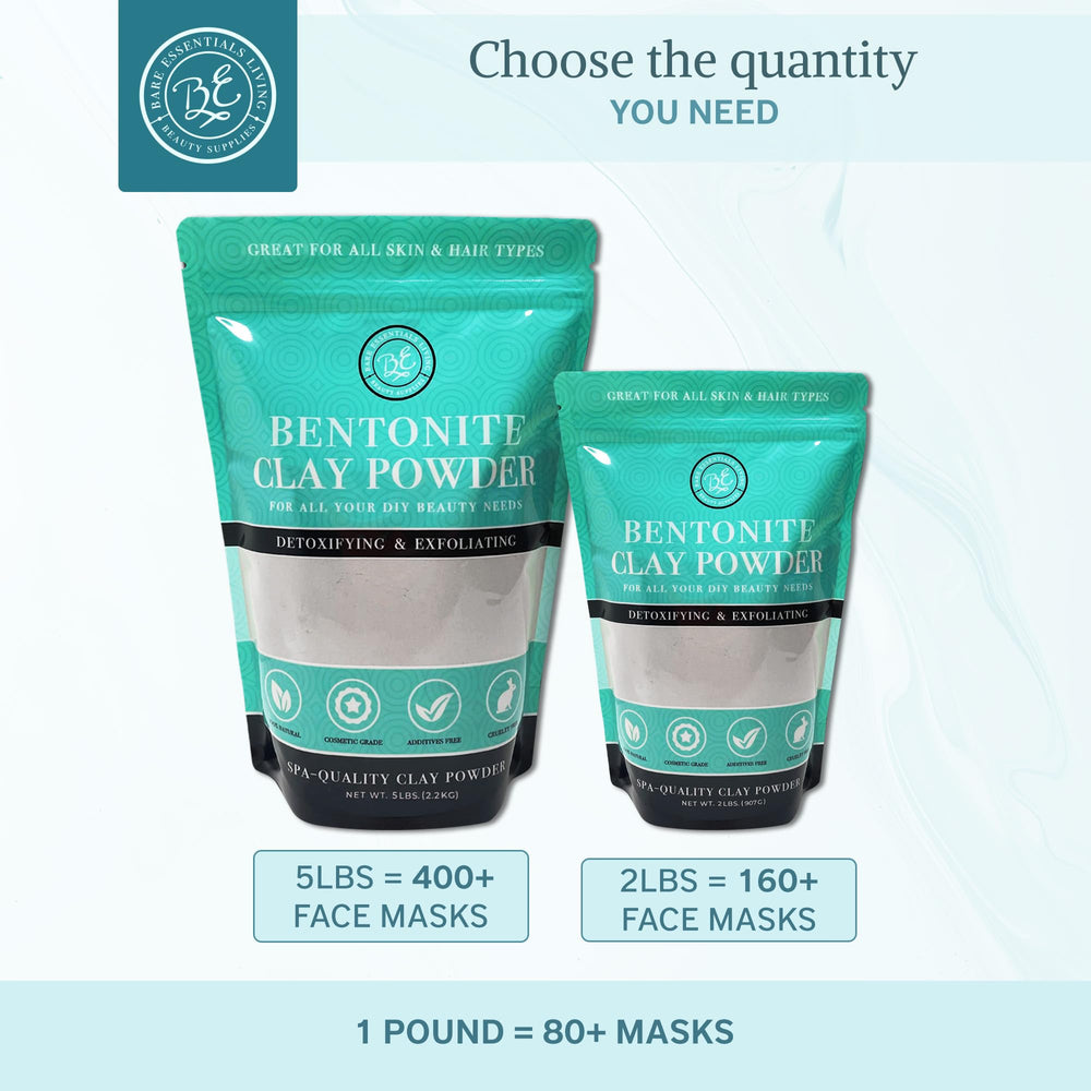 Bare Essentials Living Wyoming-sourced clay powder from USA.