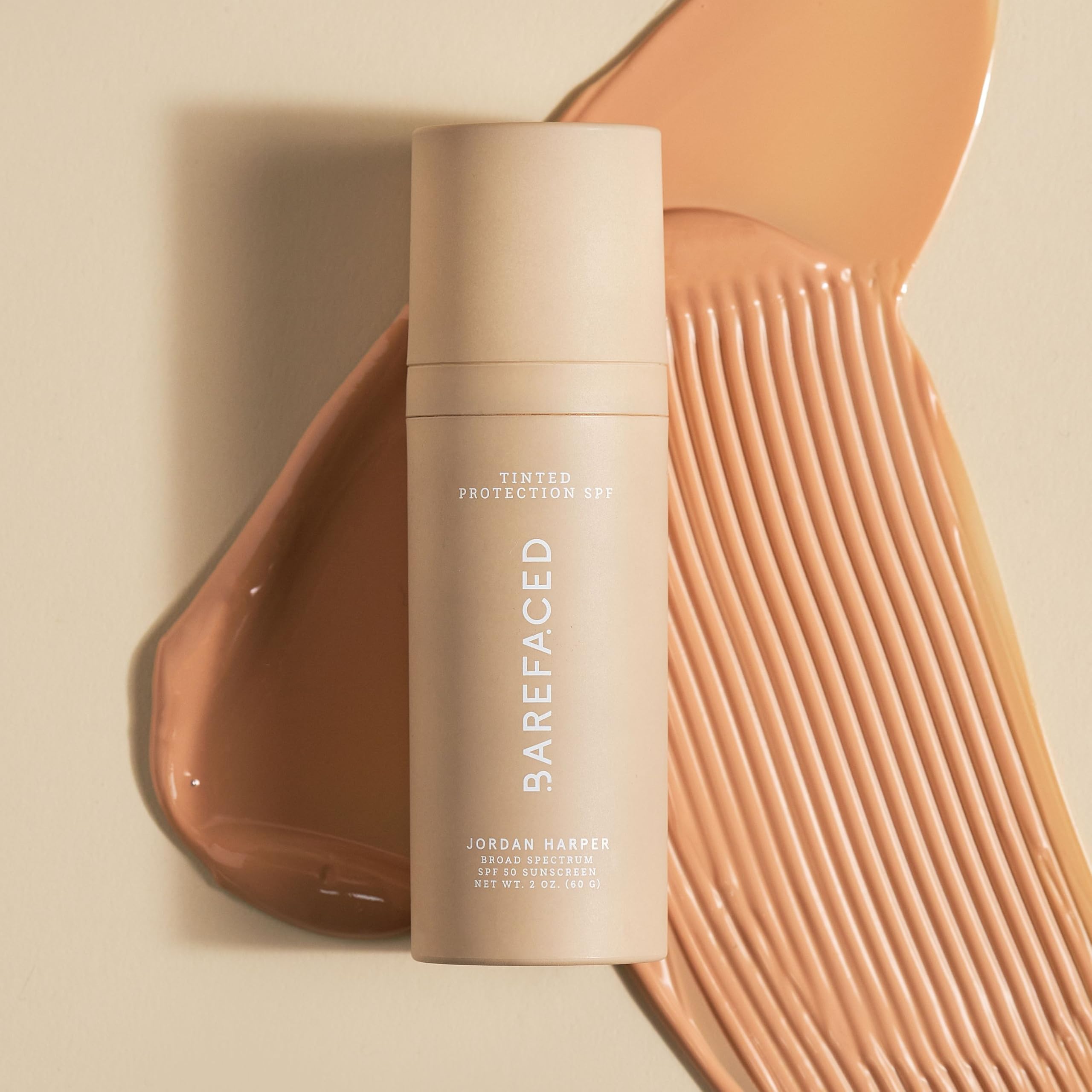 Barefaced tinted protection in daylight during outdoor use