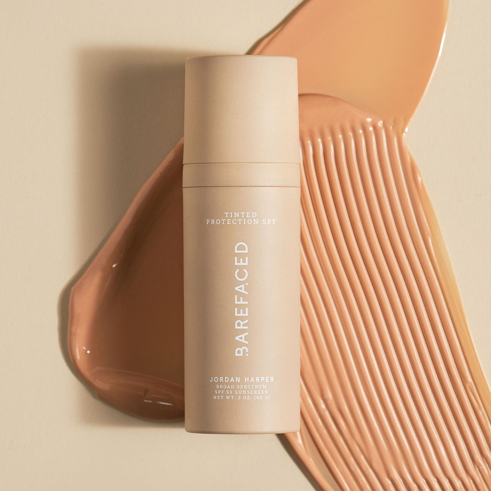Barefaced tinted protection in daylight during outdoor use