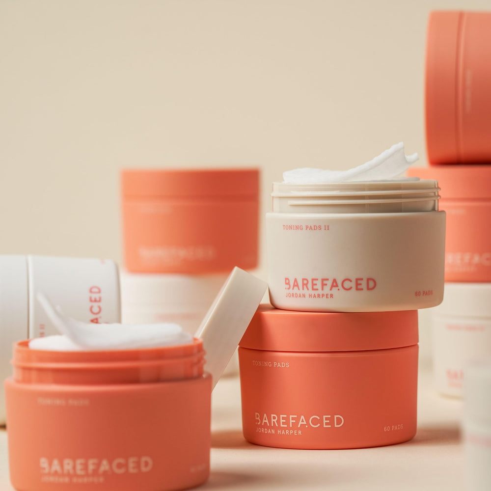 Barefaced Toning Pads gift-ready box; thoughtful skincare gift.