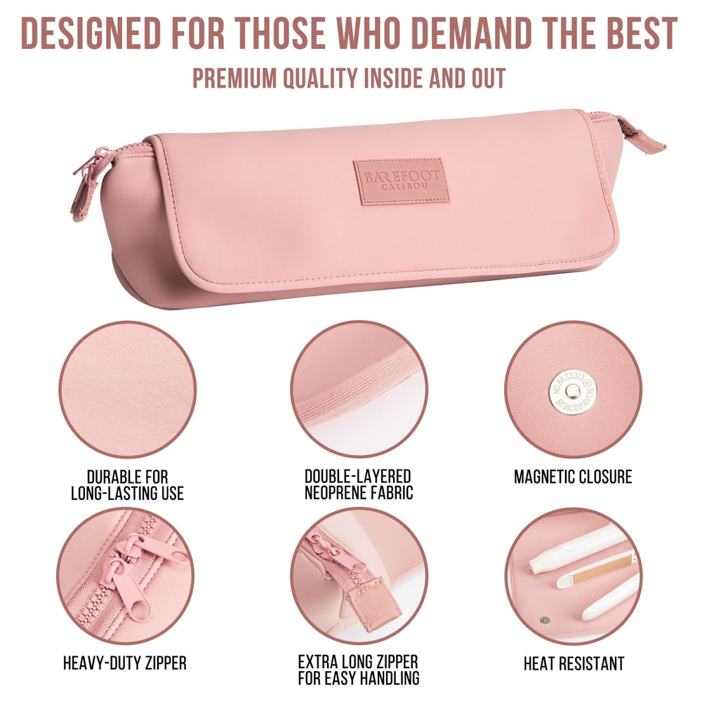 Barefoot Caribou compatible with major brands like straighteners and curling irons.