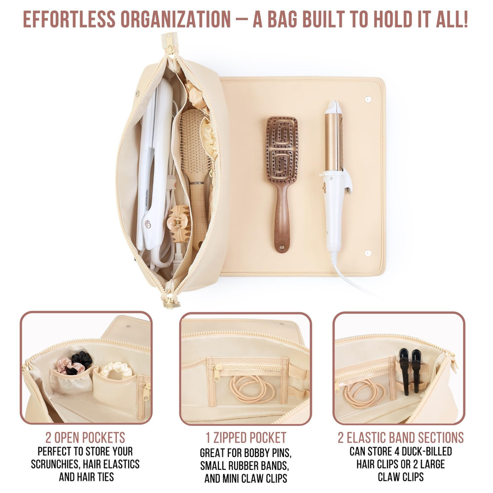 Barefoot Caribou compact 2-in-1 design for portable styling gear