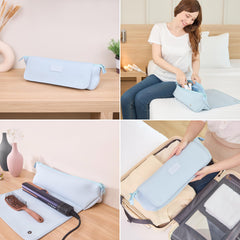 Barefoot Caribou travel bag heat-resistant padding keeps tools safe during styling sessions