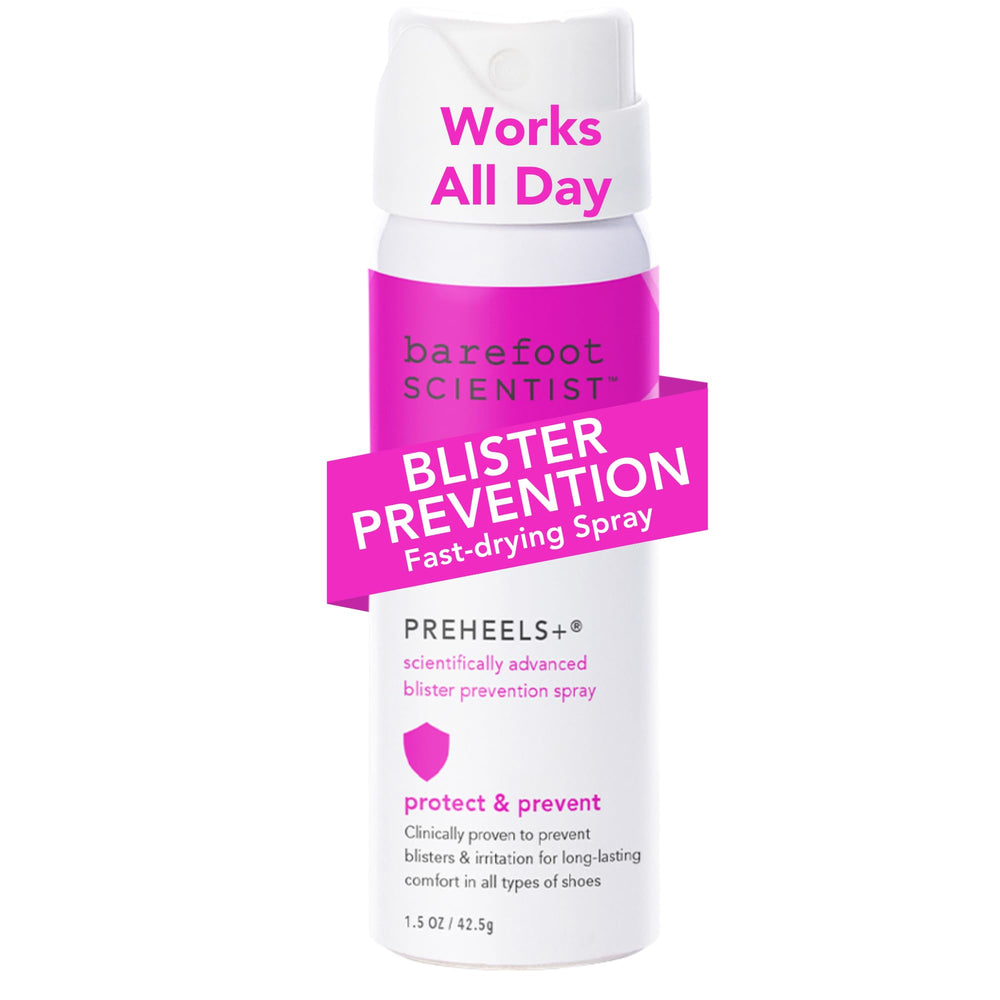 Barefoot Scientist PreHeels+ crea barrera invisible para prevenir rozaduras en el pie.