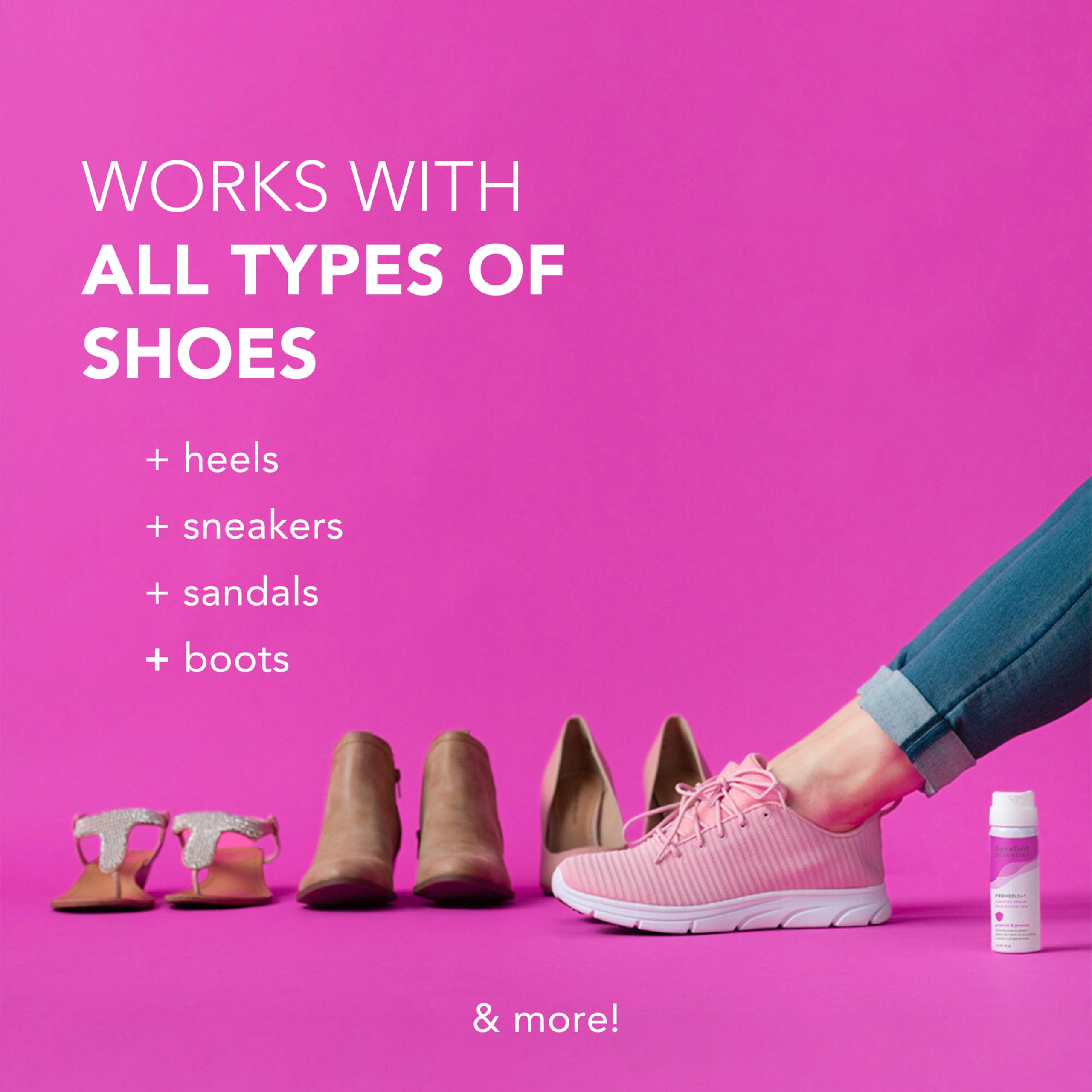 Protección de fricción con PreHeels+ en zapatos de danza.
