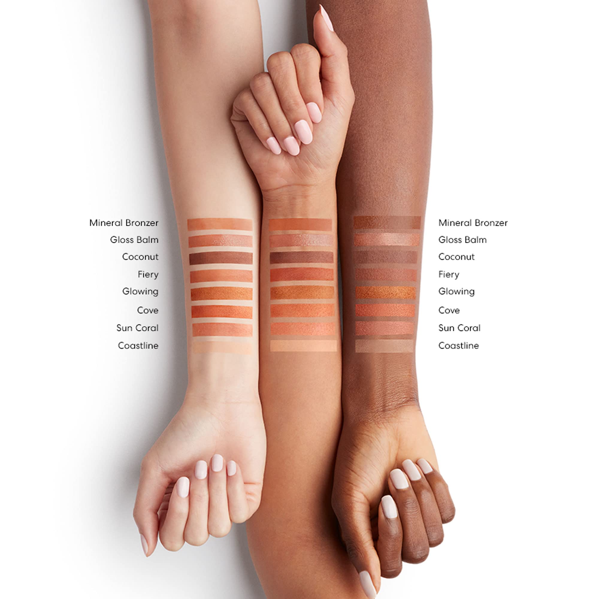 close-up of BareMinerals Bronzer Warmth texture and shade detail