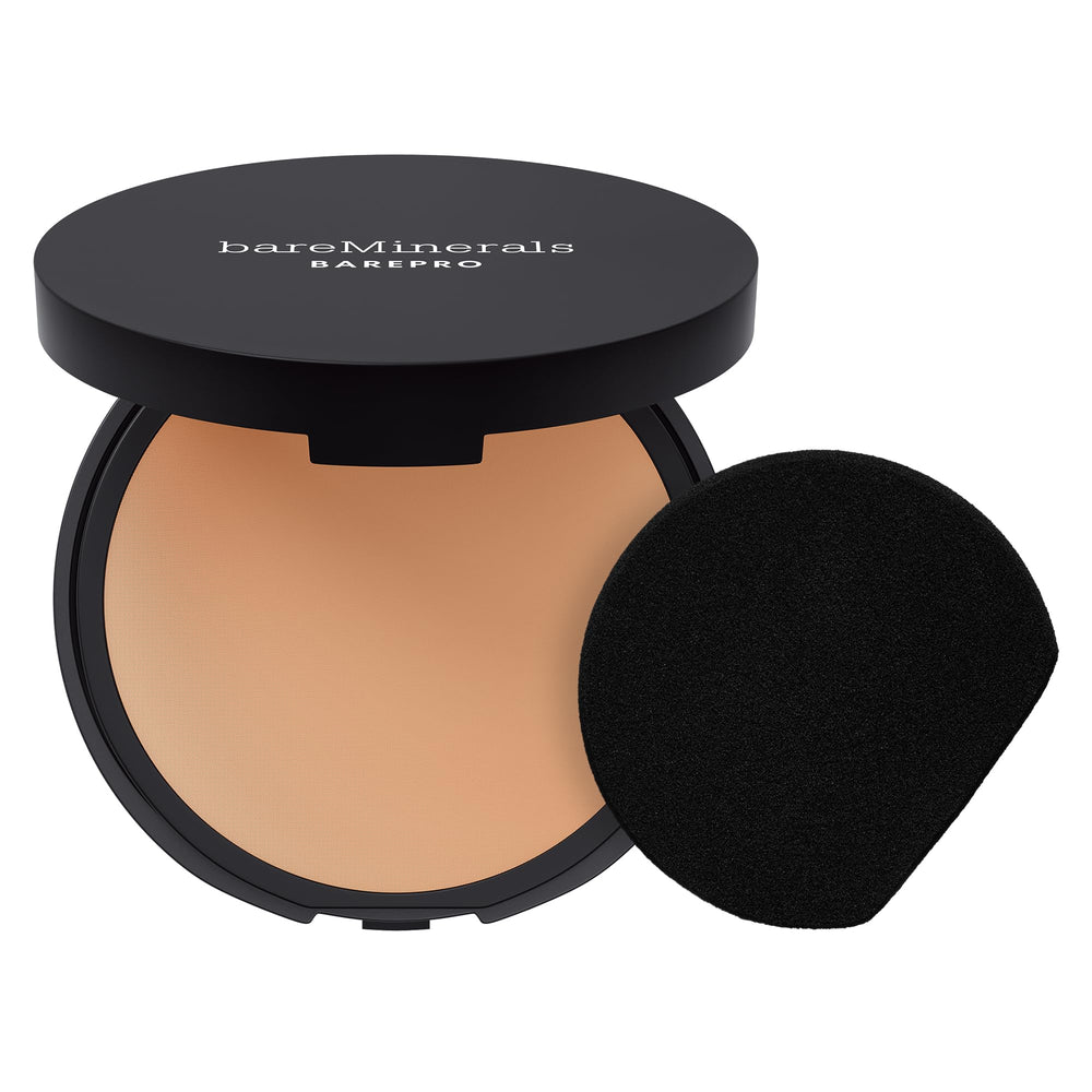 BareMinerals BarePro 24HR compact closed for long-lasting, transfer-resistant wear.