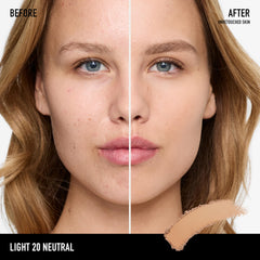 BareMinerals BarePro 24HR compact open for quick touch-ups and easy access.