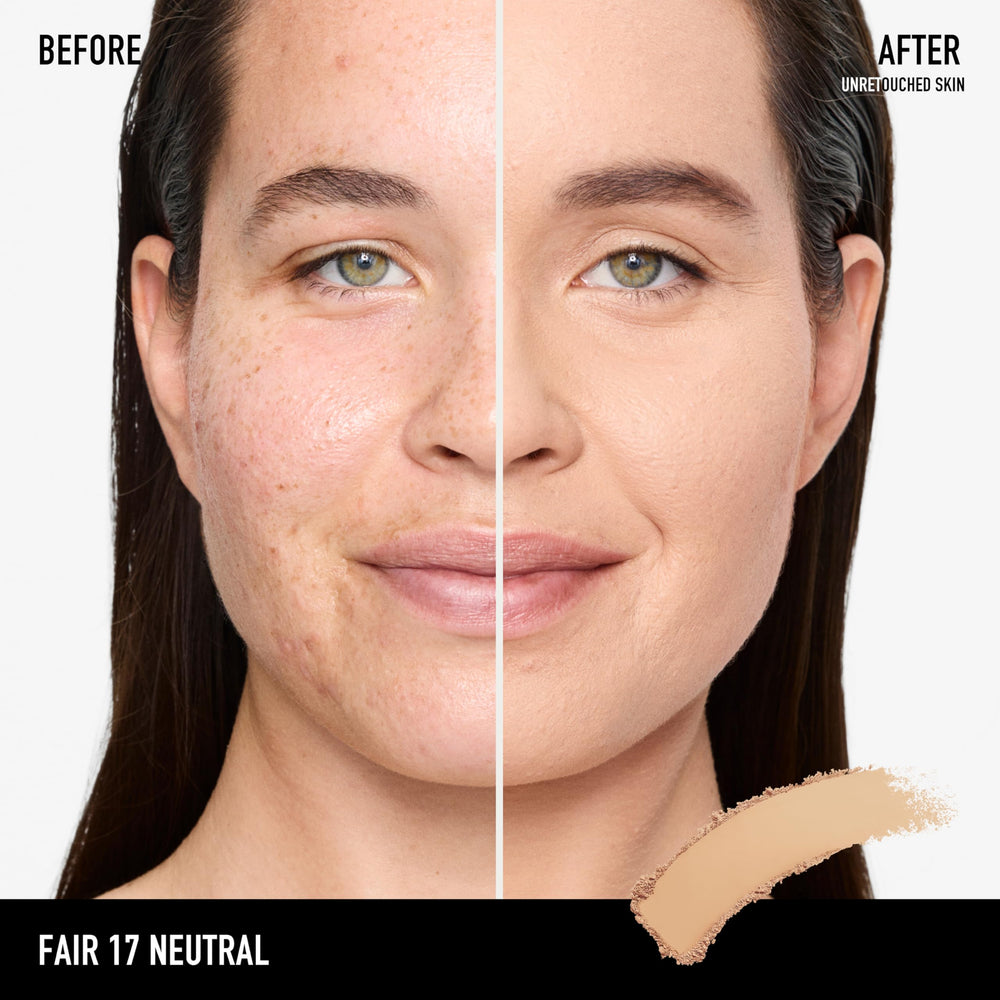 BarePro formula reduces visible pores and texture for a refined look