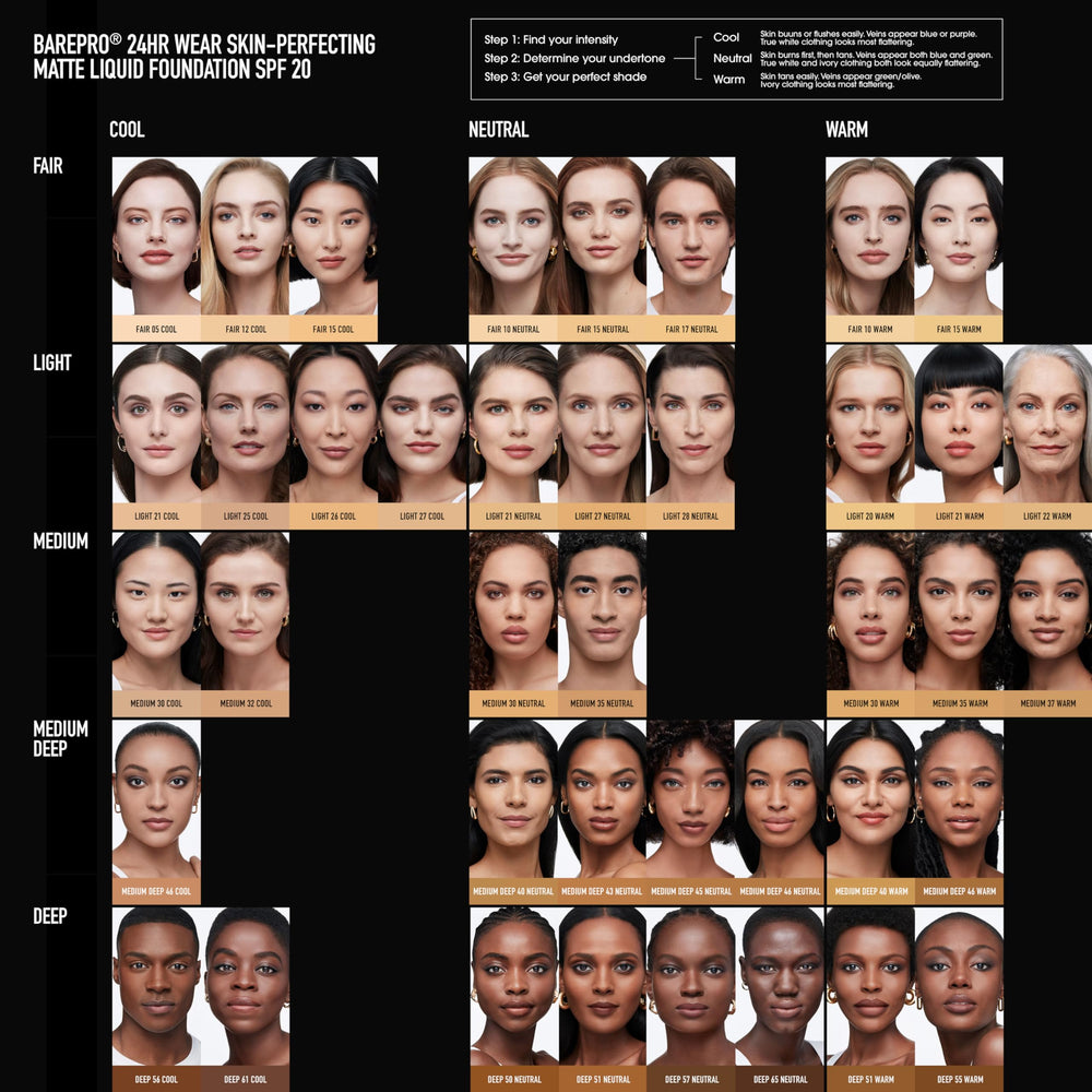 Bareminerals Barepro weightless texture blends smoothly on mature skin.