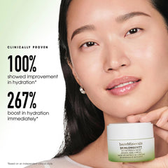 BareMinerals Butter Drench jar with spread reveals creamy consistency.