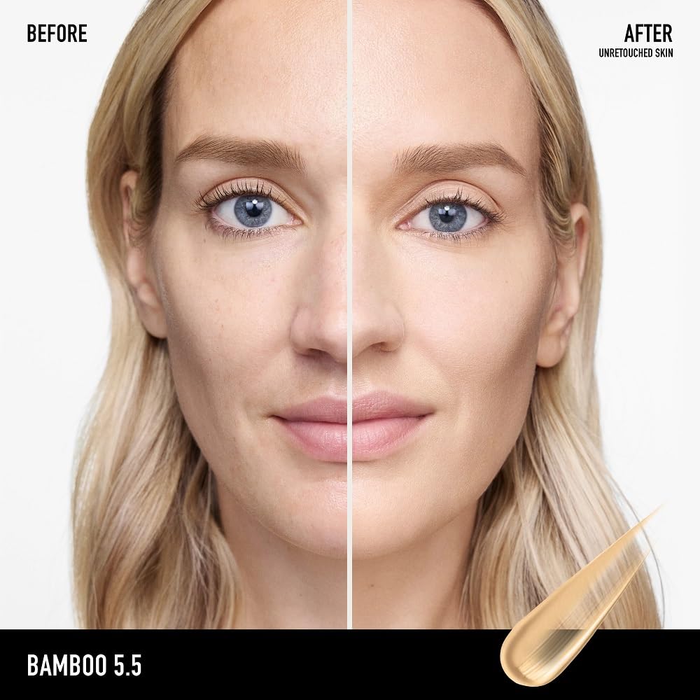 bareMinerals Complexion Rescue Bamboo 5.5 being applied for lightweight hydration and natural coverage
